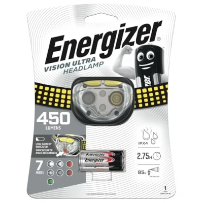 Immagine di Energizer Vision Ultra LED (monocolore) Lampada frontale a batteria 450 lm E301371800