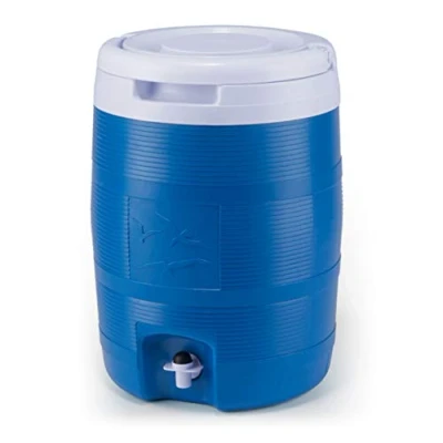 Immagine di PLASTIME Borraccia Bottiglia Contenitore Termico per Acqua Spring Colore Azzurro capienza 13 lt Escursioni Mare Campeggio Made in Italy