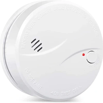 Immagine di HEIMAN Rilevatore di fumo con 10 anni batteria, VdS, BOSEC, EN14604, allarme antincendio certificato CE, sensore fotoelettrico controllo automatico (1 Pezzi)