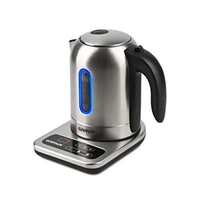 Immagine di G3 Ferrari G10164 Bollitore Inox &quot;Tisaniere Pro&quot;, 1,7 Litri, 2200 W, Display e Temperatura Regolabile