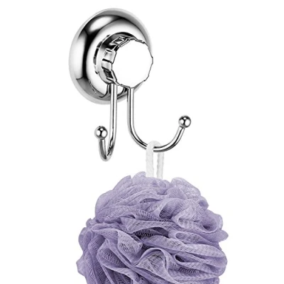 Immagine di MaxHold Ganci Accappatoio Doppio Sistema di Vuoto Niente Fori Necessari Portasciugamani in Acciaio Inossidabile Utilizzabile Bagno e Cucina