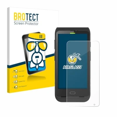 Immagine di brotect Pellicola Protettiva Vetro per Honeywell CT40 XP Protezione Schermo [Durezza Estrema 9H, Chiaro]