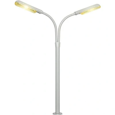 Immagine di Viessmann Modelltechnik H0 Lampione stradale doppia Modello pronto, già assemblato 6096 1 pz.