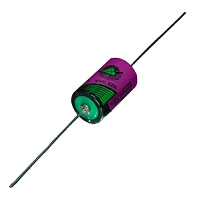Immagine di SL 750/P 3,6 Volt 1100 mAh batteria al litio con filo assiale Tadiran, misura 1/2AA