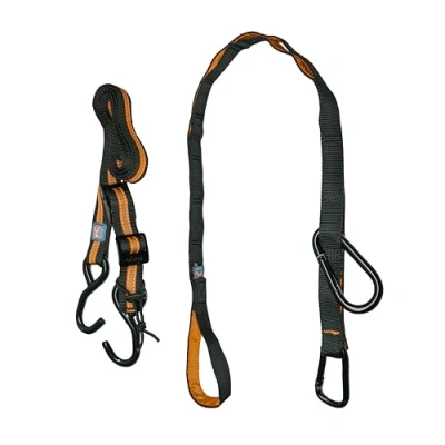 Immagine di Kurgo Auto Zipline per Cani, Sistema di Ritenuta Sicurezza Cani Auto, Barca o Campeggio, Installazione Facile e Veloce, Lunghezza Regolabile, Nero/Arancione