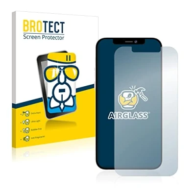 Immagine di brotect Pellicola Protettiva Vetro per Apple iPhone 12 Pro Max Protezione Schermo [Durezza Estrema 9H, Chiaro]