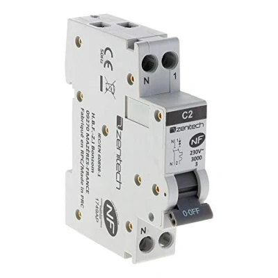 Immagine di Zenitech Interruttore di circuito non ph 3ka nf 02a 230v