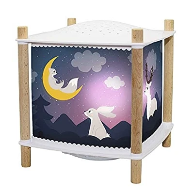 Immagine di Trousselier Foresta Luce Notturna per bambini musicale e luminosa Lanterna Rivolution 2.0 Regalo Nascita Ricaricabile USB Proiettore cielo stellato Rilevatore di