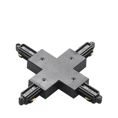 Immagine di Lindby X connector Linaro, nero, sistema monofase