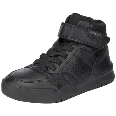 Immagine di Geox Perth BOY Sneakers alte per bambini, Taglia: 38, Black Finta pelle / tessuto