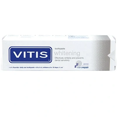 Immagine di Vitis dentifricio sbiancante 100ml, Confezione da 2 (2x 100ml)
