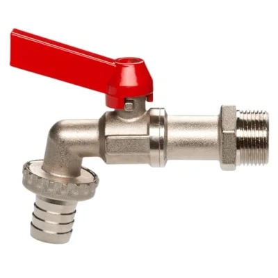 Immagine di GARDENA 07333 20 Rubinetto con valvola a saracinesca 1 Raccordo tubo flessibile 19 mm (3/4) Ø Argento, Rosso