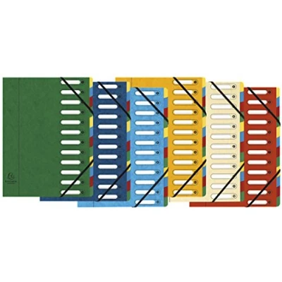 Immagine di Exacompta 5312E Classificatori a Soffietto, Interno, 24x32 cm, Multicolore
