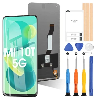Immagine di ARSSLY Schermo per Xiaomi Mi 10T 5G/Mi PRO 5G/REDMI K30S M2007J3SC M2007J3SG Display LCD Visualizza TOUCT MASSEMBLEMENTE con Strumenti (Nero)