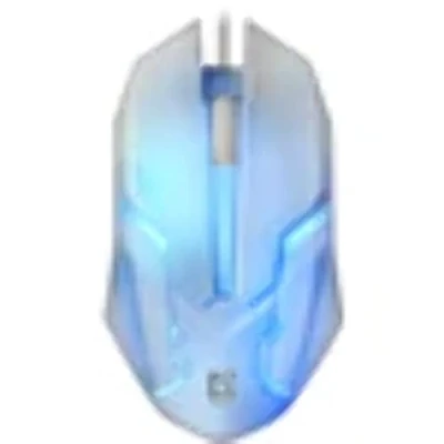 Immagine di DEFENDER Computer Gaming Mouse, Colour Changing and Wired Best for PC Laptop Gamers 7 Color Backlight Ribbed Scroll Wheel Ergonomic Shape Suitable Long Working Hours