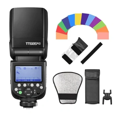 Immagine di Godox Thinklite TT685IIC TTL On Camera Speedlight 2.4G Wirelss X System Flash GN60 High Speed 1/8000s Sostituzione per Canon 1DX 5D Mark III II 6D 7D 60D 50D 40D 30D 650D 600D