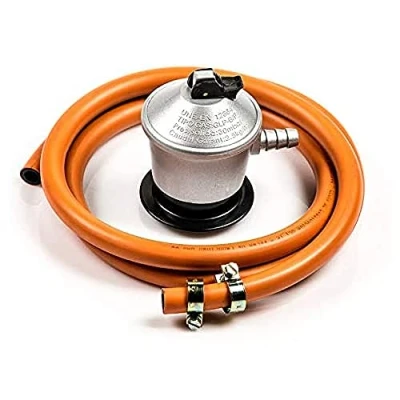 Immagine di Com Gas 000415 Kit Blister 1,5 MT, Tubo Flessibile e Riduttore di Pressione 30 gr