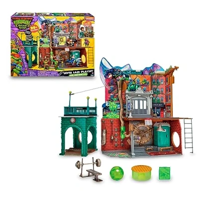 Immagine di GIOCHI PREZIOSI TARTARUGHE NINJA 2023 CAOS MUTANTE PLAYSET DEL QUARTIER GENERALE DELLE DETTAGLIATO E RICCO DI ACCESSORI ADATTO A BAMBINI BAMBINE PARTIRE DAI 4 ANNI
