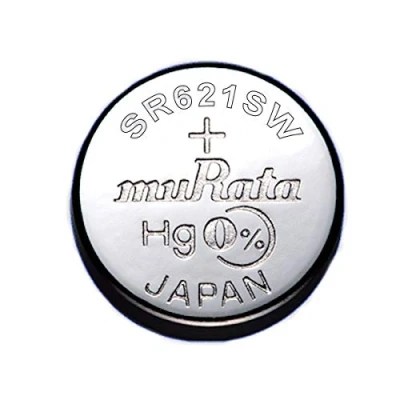 Immagine di 1 batteria Murata 364 SR60 AG1 SR621SW ossido d&#039;argento 0% mercurio per orologio.