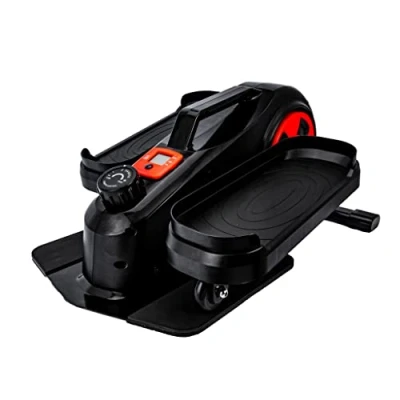 Immagine di Ultrasport Mini Crosstrainer, efficace trainer per le gambe con computer da allenamento rimovibile, cyclette compatta casa, ufficio, anziani ecc, 8 livelli di difficoltà
