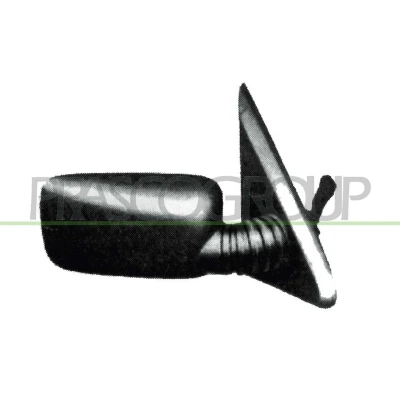 Immagine di Specchietto retrovisore esterno Prasco FT1217103 Dx nero manuale regolabile dall&#039;interno, Regolazione:tiranteria, convesso FIAT: Panda I Hatchback