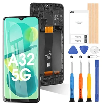 Immagine di Sostituzione dello Schermo per Samsung Galaxy A32 5G A326 SM A326B LCD Display Touch Digitazer Assembly con Frame (Non 4G e A326U)