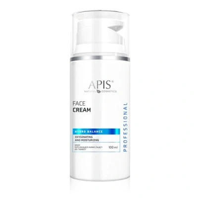 Immagine di APIS Hydro Balance Crema Idratante Ossigene Viso con Minerali del Mar Morto, Acido Ialuron, Collagene, Elastina, Proteine della Seta Idratazione Intensiva e Permanente 100 ml