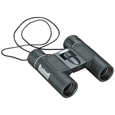 Immagine di Bushnell Powerview 12x25 Nero Prisma a tetto Insta Focus Diottrica regolabile Estrema robustezza Osservazione degli uccelli In viaggio Binocolo compatto 131225
