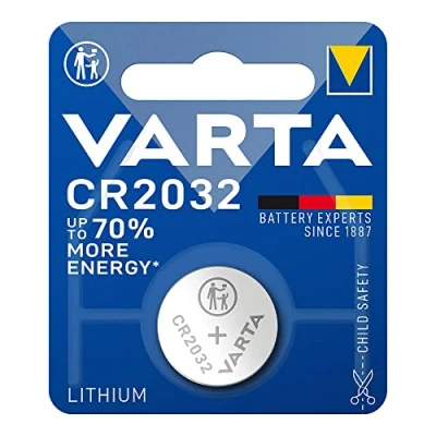 Immagine di MICROPILA LITIO CR2032 3V (BLISTER 1 pz.) Ø20,0 x 3,2 mm. Ideale per dispositivi elettronici, giocattoli, orologi e altro ancora. Garantisce energia affidabile duratura in dimensioni compatte.