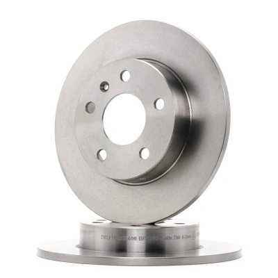 Immagine di DELPHI BG3406 Disco freno 264 10 5 pieno Oleato non trattato senza cuscinetto ruota, anello sensore ABS OPEL: Zafira B, Meriva A