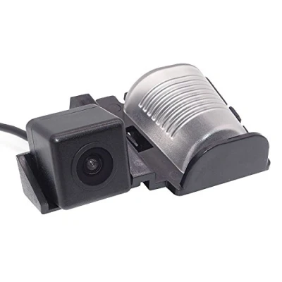 Immagine di Navinio Colore telecamera di retrovisione con linee griglia come luce targa, sensore parcheggio Nero per Jeep Sahara/Willys YJ/TJ/JK / J8 Wrangler Rubicon/Sahara/Unlimited Sahara