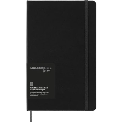 Immagine di Taccuino Moleskine Smart, Large, a righe, nero 13 x 21 cm