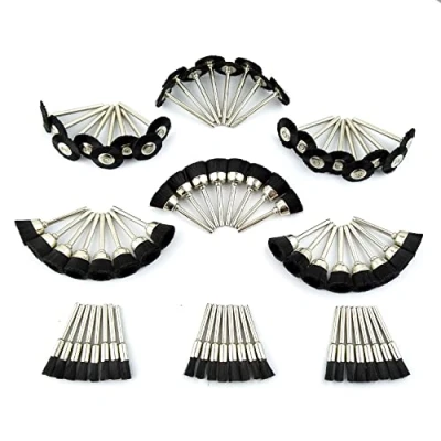 Immagine di Merryland Spazzola in Setola Nylon per Lucidare Dremel 72pcs, Circolare a Tazza Pennello 24pcs ogni, Mini Utensil Rotante Accessori Elettrici DIY, RMTA072C3