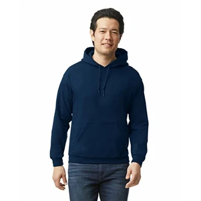 Immagine di Gildan Felpa In Pile con Cappuccio, Modello G18500, Cappuccio Uomo, Blu (Navy), XL