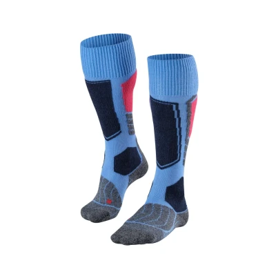 Immagine di Falke SK1 Skiing Functional Yarnwoolsilkmix Calzettoni, Donna, Taglia: 37/38, Blue note (6545)
