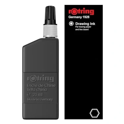 Immagine di Rotring (S0194660) Isograph Inchiostro Liquido in Flacone, 23 ml, Nero