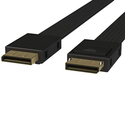Immagine di LINKUP OCuLink PCIe SFF 8611 4i to SSD Data Active Cable w/PVC Jacket 75cm