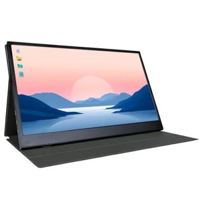Immagine di Denver PMO 15602 Monitor LED ERP C (A G) 39.6 cm (15.6 pollici) 1920 x 1080 Pixel 16:9 USB C®, Mini HDMI™, Presa cuffie IPS