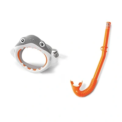 Immagine di Intex 55944 Set Maschera e Boccaglio Squaletto Assortiti, 1 pezzo, Latex Free, Multicolore, 3+ Anni