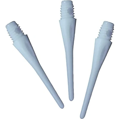 Immagine di Best Sporting Dart in plastica, punte nylon per freccetta, 100 pezzi Soft Dart, Nero, Bianco o Rosso, Nero
