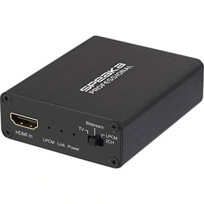 Immagine di SpeaKa Professional Audio Estrattore SP AE H/TC 04v2 [HDMI HDMI, Toslink, Jack, RCA] 3840 x 2160 Pixel