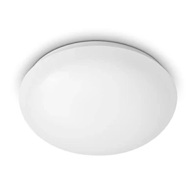 Immagine di Philips Lighting Lampada da Soffitto LED Shan, Sensore di movimento integrato, Equivalente a 12W, 27K, Non Dimmerabile, Bianco