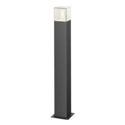 Immagine di lampada da esterni &#039;Keke&#039; dimmerabile (Moderno) colore Nero, in Alluminio (1 luce, E27) di Lucande lampioncino, paletto luminoso, viale, lampione