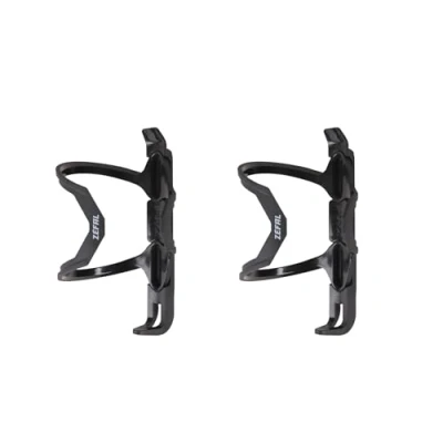 Immagine di ZEFAL Pack Pulse Z2 Due Portaborracce Bici Portaborracia Laterale per Telaio a Spazio Limitato 40 g Ogni Porta Borraccia Nero Made in France