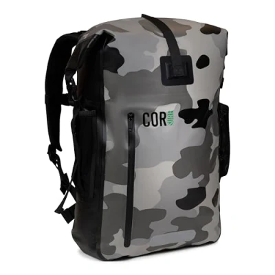 Immagine di COR Surf Zaino impermeabile con tasca imbottita per computer portatile, 25 l e 40 l, resistente, Mimetico, 40L, Zaini da viaggio