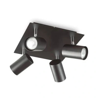 Immagine di Ideal Lux SPOT PL4 NERO 156781