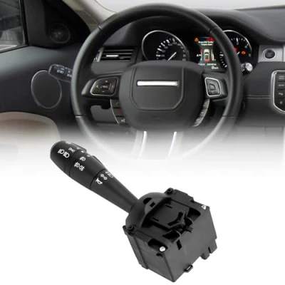 Immagine di QWORK® Interruttore Piantone Sterzo Auto, Indicatore, Combinato Volante Compatibile con Dacia Dokker Duster Lodgy Sandero OEM 8201167988, 255400337R