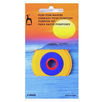 Immagine di Pony pom Maker anello rotondo All 3 dimensioni Multipack 3.5 cm 5 7.5 facile da usare