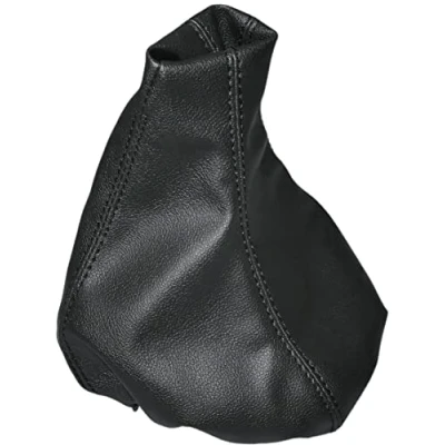 Immagine di Aerzetix C57666 Cuffia soffietto per leva del cambio compatibile con VW Passat B5/B5.5 1996 2005 colore: nero in pelle sintetica