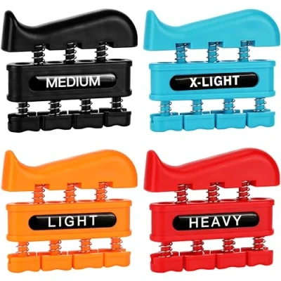 Immagine di Belle Vous 4 Attrezzi per Allenamento Hand Grip Molle Allenare Mani e Avambracci Handgrip Rinforzare le Dita Molla Esercizi Polso Avambraccio